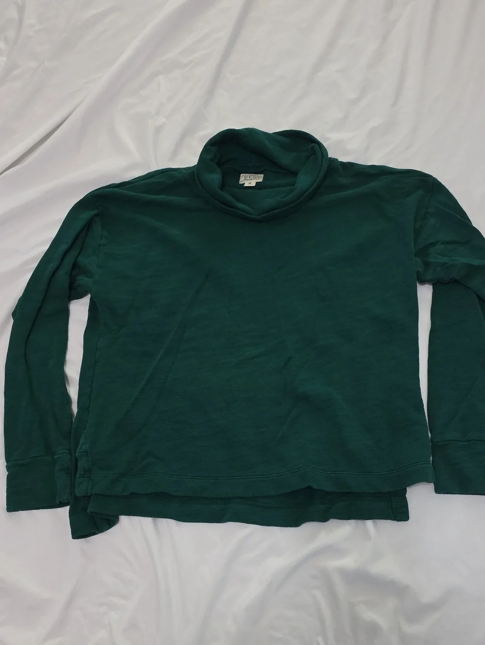 J. Crew Deep Green Turtleneck Sweater